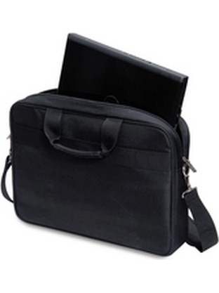 Dicota Value Toploading Kit Τσάντα Laptop Ώμου 15.6" Black