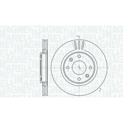 Magneti Marelli Δισκόπλακα - 361302040174