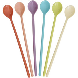 Rice - Melamine Latte Spoons - Glory Days Colors - Set of 6 - Baby and Children