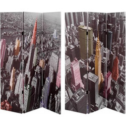 Παραβαν Τριφυλλο Δυο Οψεων Σε Καμβα Hm7152.07 Towers 180X121X2,5 Εκ