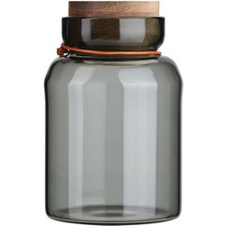 Δοχείο Αποθήκευσης Τροφίμων Estia 01-35020 0.75 L Διάφανο/Μαύρο