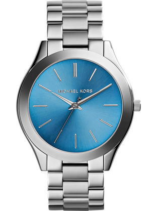 Michael Kors Slim Runway Γυναικείο Ρολόι με Ασημί Μεταλλικό Μπρασελέ MK3292