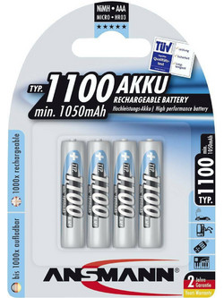 Ansmann AAA 1100mAh 4τμχ