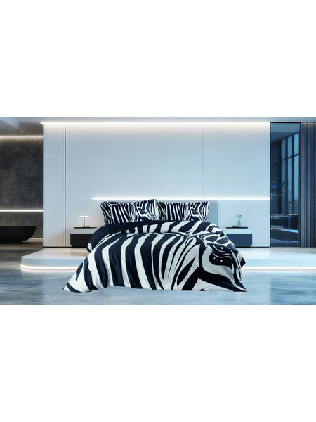 ΣΕΤ ΠΑΠΛΩΜΑΤΟΘΗΚΗ Υ/Δ ZEBRA 220X240CΜ 100% COTTON SATIN 210TC Makis Tselios