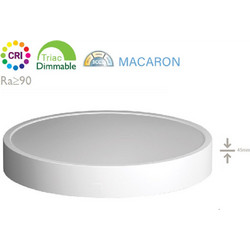 Φωτιστικό πλαφονιέρα led 32W dimmable στρογγυλό 3CCT εναλλαγή φωτισμού (2800-4000-6500K) οροφής Φ40cm πλαστικό χρώματος λευκό IP40 3100lumens