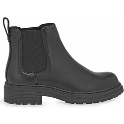 Clarks Orinoco 3 Γυναικεία Μποτάκια Chelsea Δερμάτινα Μαύρα με Χοντρό Χαμηλό Τακούνι 26184624
