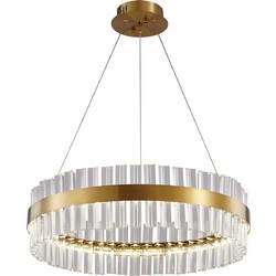 PDC 707-60 LED ΣΤΡΟΓΓΥΛΟ Φ60 ΜΕ ΚΡΥΣΤΑΛΛΑ 0104506