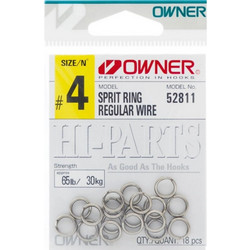 Owner Split Ring Regular Wire - 4 4