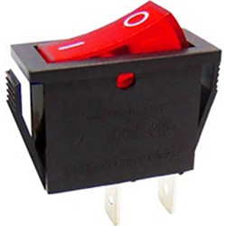 ΔΙΑΚΟΠΤΗΣ ROCKER ΜΕΣΑΙΟΣ 2P ON-OFF 16A/250V ΚΟΚΚΙΝΟΣ RK1-11 1X1 B/R''0-'' SOKEN (ΣΕΤ ΜΕ 10)