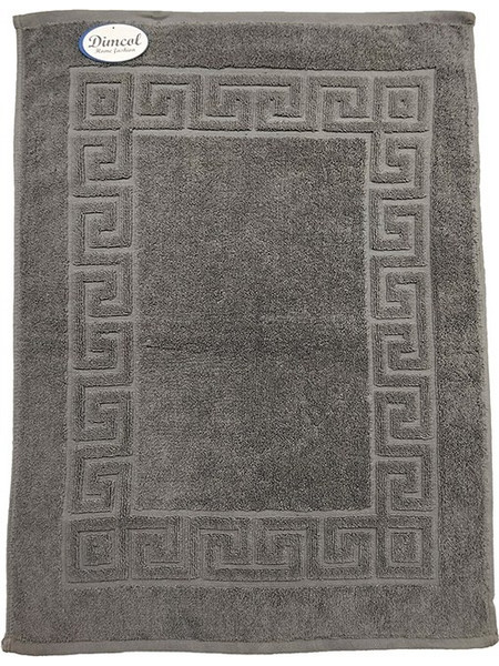 Πατάκι Μπάνιου 50X70 Dimcol Μαίανδρος Γκρι (50x70)