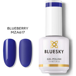Bluesky Color Uv Gel Blueberry Ημιμόνιμο Βερνίκι Νυχιών 15ml
