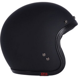 13 1/2 Κράνος Μοτοσυκλέτας Skull bucket helmet matt black