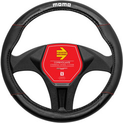 MOMO Carbon - Red Κάλυμμα Τιμονιού 38-39cm