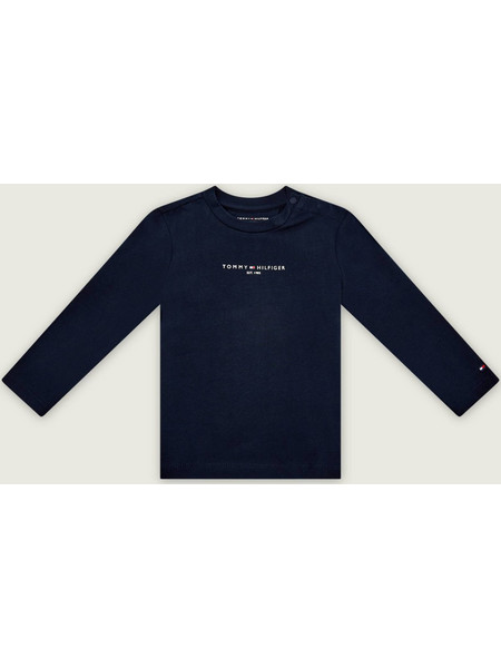 Tommy Hilfiger Βρεφική μπλούζα Mini Corp Graphic Tee KN0KN02058 C1G - Blue
