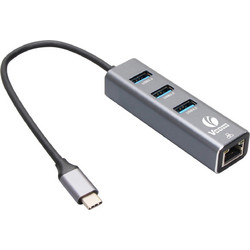 VCom Docking USB Type-C to USB3.0 x 3 + LAN - (DH311B)