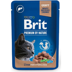 Brit Premium By Nature Sterilised with Liver in Gravy 100gr