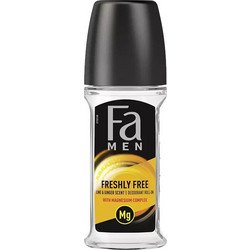 Fa Freshly Free Lime & Ginger Ανδρικό Αποσμητικό Roll On Χωρίς Αλουμίνιο 50ml