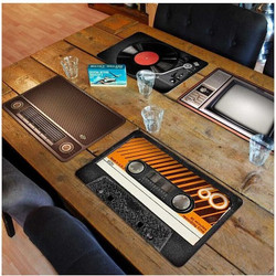 Retro Placemats - Ρετρό Σουπλά - Σετ 4 Τεμαχίων (03777)
