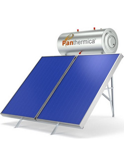 Panthermica Ηλιακός Θερμοσίφωνας 200lt 4m² Glass Τριπλής Ενέργειας Κεραμοσκεπής