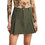 Funky Buddha Μίνι Φούστα Υφασμάτινη Ψηλόμεση Cargo Χακί FBL012-113-14