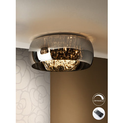 Argos 508030D - Φωτιστικό Οροφής O50 Chrome | Dimmable με Τηλεχειριστήριο & LED G9 Χρώμιο