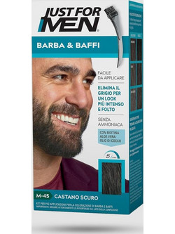 Just For Men M-45 Καστανό Σκούρο Βαφή για Γένια Καστανό Σκούρο 28gr