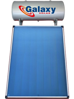 Galaxy Solar Eco 120lt 2m² Glass Διπλής Ενέργειας