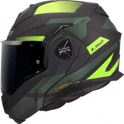 LS2 FF901 Advnat X Nova Matt Black Yellow Κράνος Μηχανής Flip-Up 1600gr