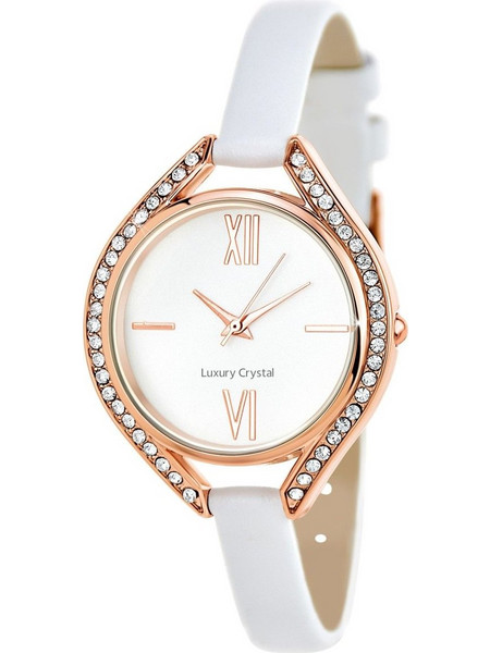 So Charm Γυναικείο Ρολόι με Μπρασελέ Ροζ Gold Λευκό MF431-ORROSE-SWARO
