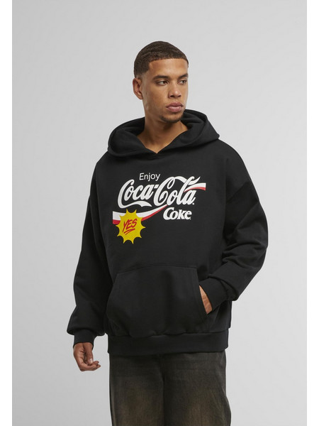 Coca Cola Refreshed Oversize Hoodie black