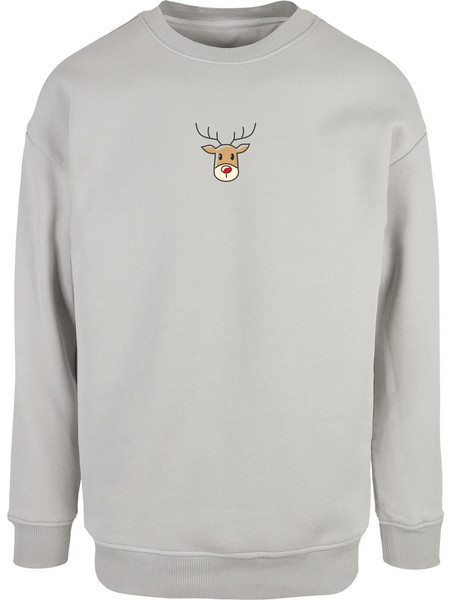Christmas Cute Deer Crewneck lightasphalt