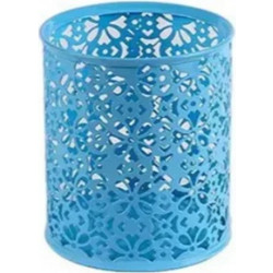 Στρογγυλή Μολυβοθήκη 98x80 mm Sunflower Motarro MI004-1 Γαλάζια