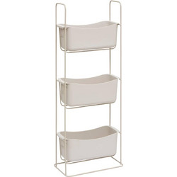 5FIVE Simply smart Ραφιέρα Οργανωτής Ντους 3 Επιπέδων 28.9 x 15.8 x 75.7 cm Μπεζ 213345