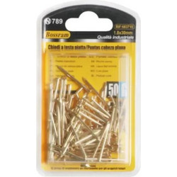 Σετ Καρφιά με Επίπεδη Κεφαλή 1.8x30mm 50g σε Χρυσό Χρώμα Bossram 683710