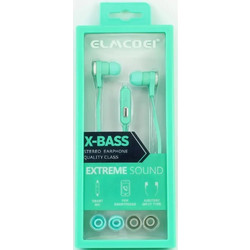 Elmcoei EV130 Handsfree In-Ear 3.5mm Light Blue