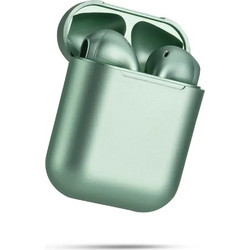 Metallic i12 TWS Ακουστικά Bluetooth Earbud Green