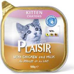 Plaisir Kitten with Chicken & Milk 100gr