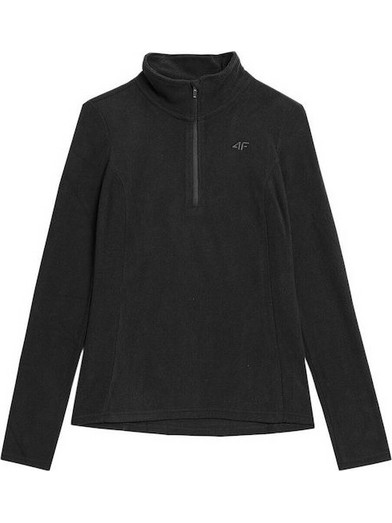 4F Underwear Ανδρική Ισοθερμική Μακρυμάνικη Μπλούζα Μαύρη