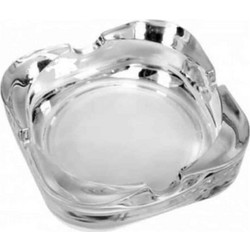 Uniglass Σταχτοδοχείο Γυάλινο Τετράγωνο 10.2εκ 60075 24τμχ