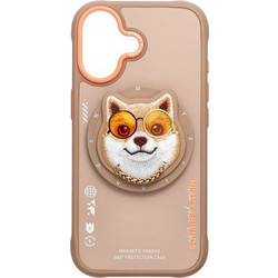 Θήκη Face Nimmy Apple iPhone 17 Glasses Cool Dog MagSafe Beige