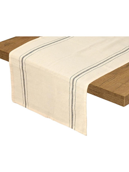 ESTIA ΡΑΝΕΡ ΤΡΑΠΕΖΙΟΥ RUSTIC 40x150cm ΓΚΡΙ