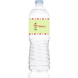 Ετικέτα Νερού Βάπτισης για μπουκάλι 0,5L Αυτοκόλλητη 20 x 4 εκατοστά με ELF