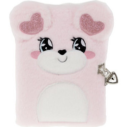 Tinka - Diary Plush Teddy Bear w/Heart Ears
