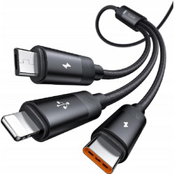 Mcdodo CA-5790 3-in-1 USB-A to USB-C, Lightning, Micro USB Data Cable 1.2m