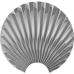 Κρεμάστρα - Διακοσμητικό Τοίχου Concha 4,3x12x11,5cm Silver Aytm