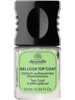 Alessandro Gel Look Top Coat Gloss Βερνίκι Νυχιών Quick Dry 10ml