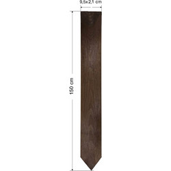 Σετ 10 τμχ πάσσαλοι σανίδα deck 50119 9,5X2,1X150 cm με μύτη-Tesias Group