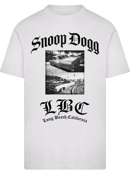 MC1491 Snoop Dogg Long Beach California Tee white