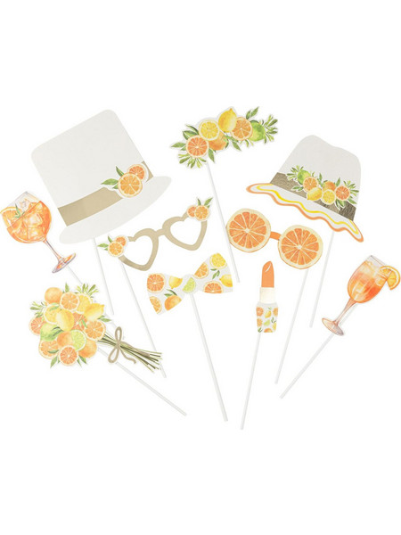 Beauty Home Κιτ Φωτογραφικού Θαλάμου με θέμα Fizz Citrus 10 τεμάχια