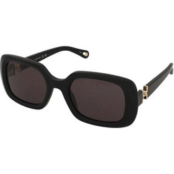 Chloe CH0333S 001 Γυναικεία Γυαλιά Ηλίου Ορθογώνια Κοκάλινα Μαύρα με Καφέ Φακό
